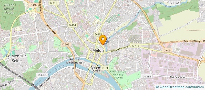 localisation de l'entreprise COMITE DEPART EDUC PHYS ET GYM VOLONTAIR à MELUN