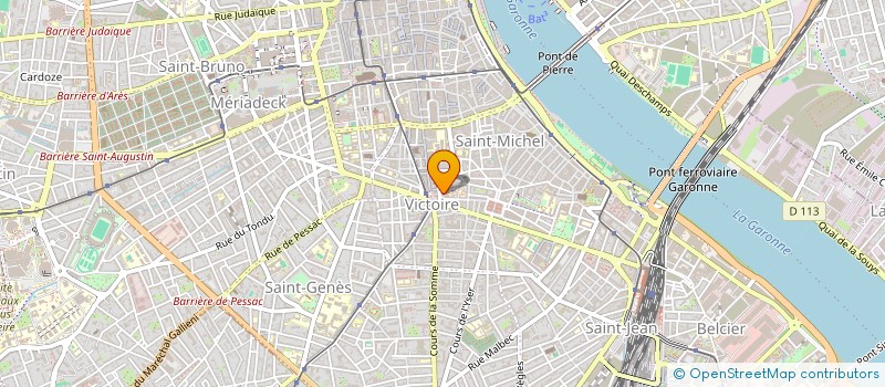 localisation de l'entreprise COMITE DEPART EDUCATION SANTE GIRONDE à BORDEAUX
