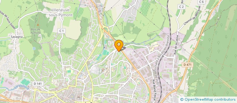 localisation de l'entreprise COMITE DEPART ESCRIME DU JURA  LONS-LE-SAUNIER