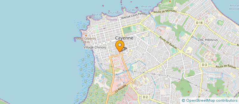 localisation de l'entreprise COMITE DEPART GUYAN ANC COMBAT AFN  CAYENNE