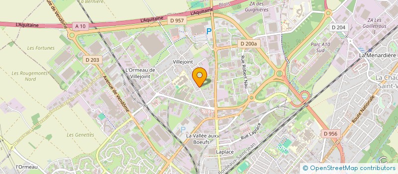 localisation de l'entreprise COMITE DEPART GYMNASTIQUE DU LOIR & CHER  BLOIS