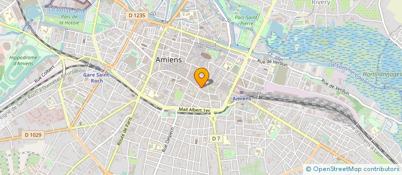 localisation de l'entreprise COMITE DEPART JEUNES PLEIN AIR à AMIENS