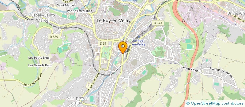 localisation de l'entreprise COMITE DEPART PETANQUE JEU PROVENCAL 43 à LE PUY-EN-VELAY