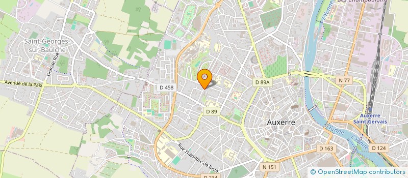 localisation de l'entreprise COMITE DEPART RANDONNEE PEDESTRE YONNE à AUXERRE