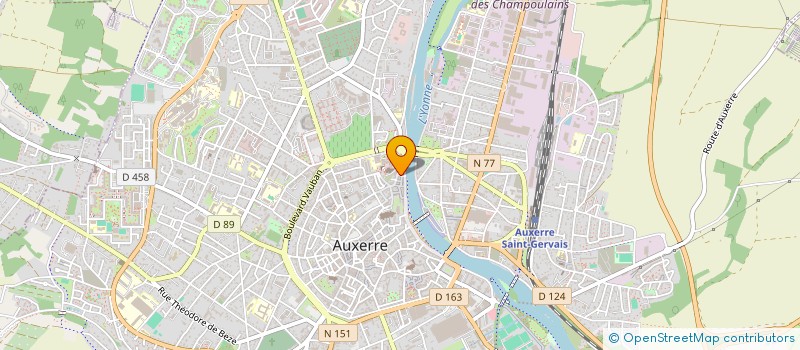 localisation de l'entreprise COMITE DEPART. RECHERCHE ARCHEOLOGIQUE à AUXERRE