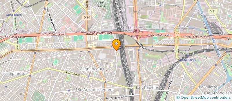 localisation de l'entreprise COMITE DEPART SPORTIF LEO LAGRANGE PARIS  PARIS