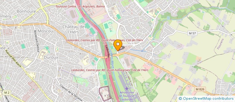 localisation de l'entreprise COMITE DEPART TENNIS DE LA HAUTE GARONNE à BALMA