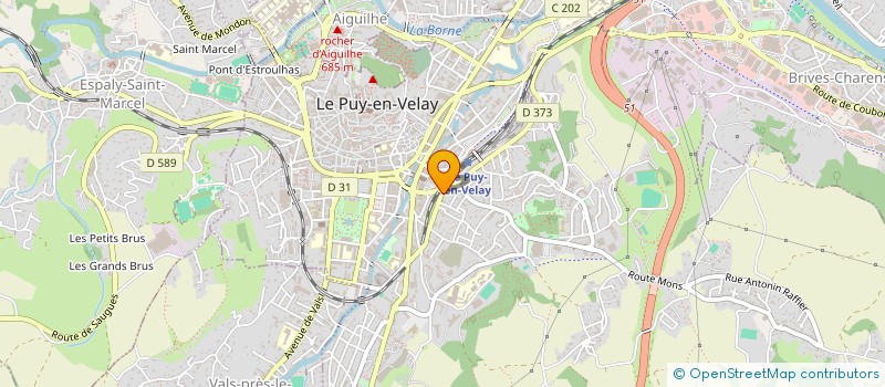 localisation de l'entreprise COMITE DEPARTE OLYMPIQ SPORTIF à LE PUY-EN-VELAY
