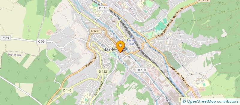 localisation de l'entreprise COMITE DEPARTE VOL MOTEUR DE LA MEUSE à BAR-LE-DUC