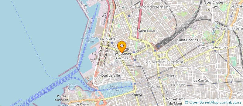 localisation de l'entreprise COMITE DEPARTEM COORDINAT MUTUALITE à MARSEILLE