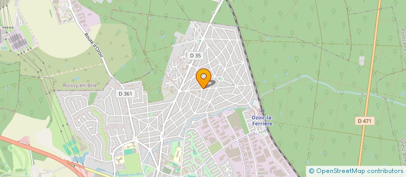 localisation de l'entreprise COMITE DEPARTEM NATATION SEINE ET MARNE à OZOIR-LA-FERRIERE