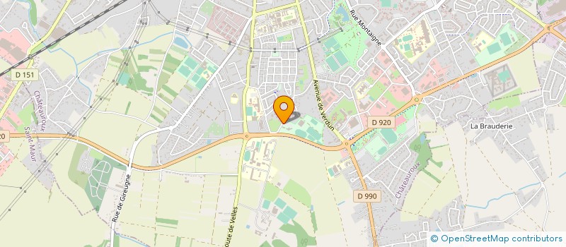 localisation de l'entreprise COMITE DEPARTEM OLYMPIQUE SPORTIF INDRE à CHATEAUROUX