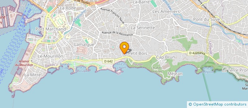 localisation de l'entreprise COMITE DEPARTEM SPORTS EQUESTRES DU VAR  TOULON