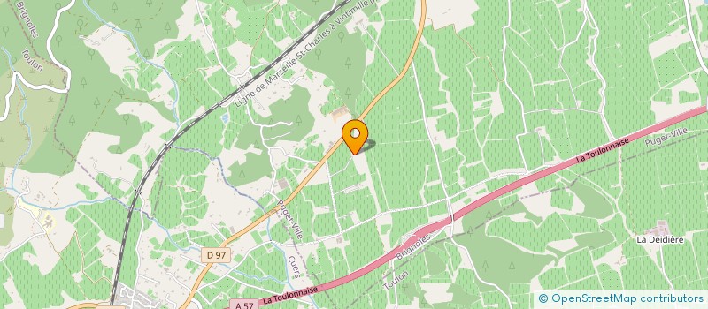 localisation de l'entreprise COMITE DEPARTEMENT AERONAUTIQUE DU VAR  CUERS