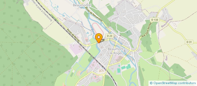 localisation de l'entreprise COMITE DEPARTEMENT CANOE KAYAK DE L'EURE  MONTFORT-SUR-RISLE