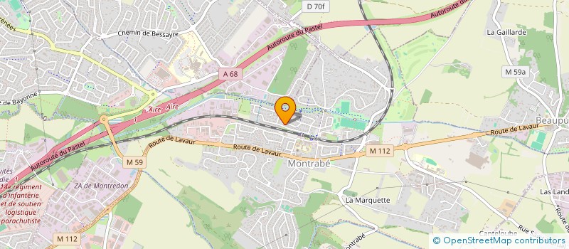 localisation de l'entreprise COMITE DEPARTEMENT HTE GARONNE DE SAMBO  MONTRABE