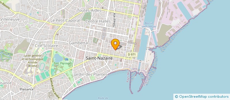 localisation de l'entreprise COMITE DEPARTEMENT PREVENTION ALCOOLISME à SAINT-NAZAIRE