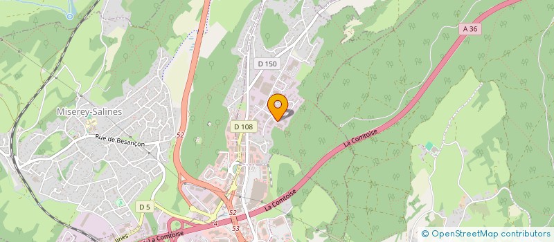 localisation de l'entreprise COMITE DEPARTEMENTAL 25 D'HALTEROPHILIE-MUSCULATION  CHATILLON-LE-DUC