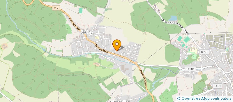 localisation de l'entreprise COMITE DEPARTEMENTAL 57 DE TRIATHLON  SAULNY