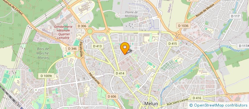 localisation de l'entreprise COMITE DEPARTEMENTAL 77 DE LA FEDERATION FRANCAISE D'AIKIDO AIKIBUDO KINOMICHI ET DISCIPLINES ASSOCIEES  MELUN