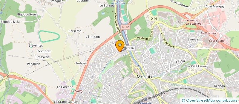 localisation de l'entreprise COMITE DEPARTEMENTAL AERONAUTIQUE DU FINISTERE à QUIMPER