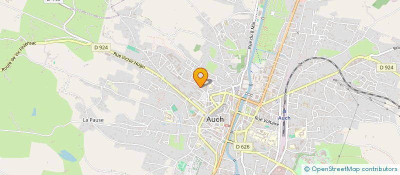 localisation de l'entreprise COMITE DEPARTEMENTAL AERONAUTIQUE GERS  AUCH