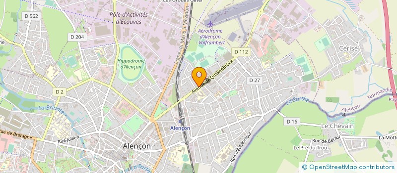 localisation de l'entreprise COMITE DEPARTEMENTAL AERONAUTIQUE ORNE à ALENCON