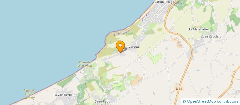 localisation de l'entreprise COMITE DEPARTEMENTAL AIKIDO 22 (CODEP 22) à ERQUY