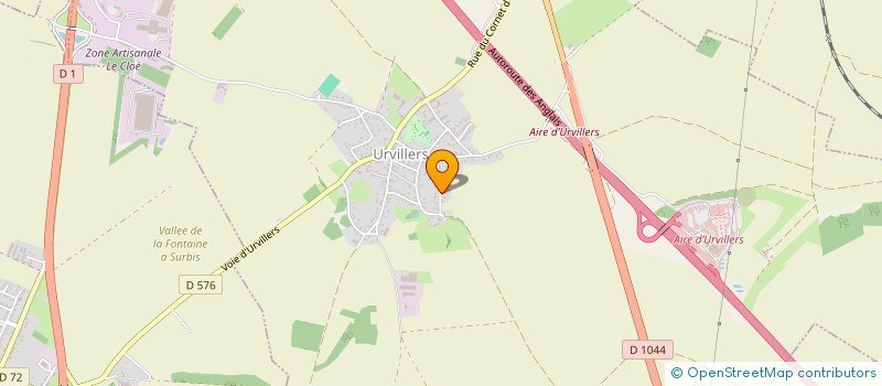 localisation de l'entreprise COMITE DEPARTEMENTAL AISNE KICK BOXING  URVILLERS