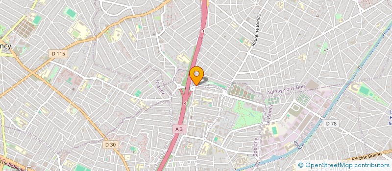localisation de l'entreprise COMITE DEPARTEMENTAL APAJH DE SEINE ST DENIS à AULNAY-SOUS-BOIS