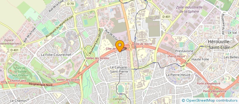 localisation de l'entreprise COMITE DEPARTEMENTAL CALVADOSIEN ECHECS à CAEN
