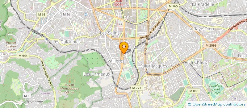 localisation de l'entreprise COMITE DEPARTEMENTAL CIEL OUVERT à CLERMONT-FERRAND