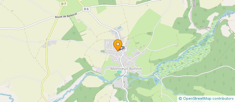 localisation de l'entreprise COMITE DEPARTEMENTAL COURSE ORIENTATION VIENNE  BOIVRE-LA-VALLEE