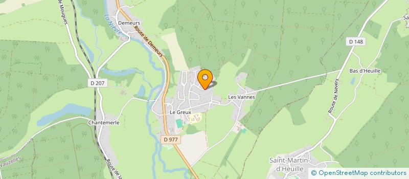 localisation de l'entreprise COMITE DEPARTEMENTAL D AEROMODELISME DE LA NIEVRE à URZY