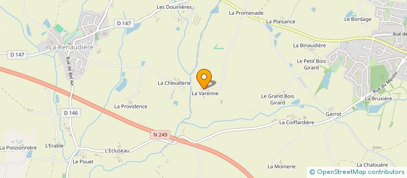 localisation de l'entreprise COMITE DEPARTEMENTAL D'AEROMODELISME DE MAINE-ET-LOIRE à SEVREMOINE