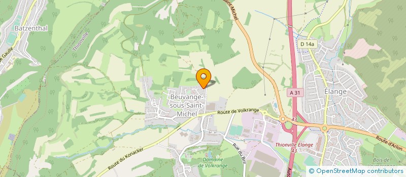 localisation de l'entreprise COMITE DEPARTEMENTAL D'AIKIDO DE  MOSELLE AIKIKAI DE FRANCE  FAMECK