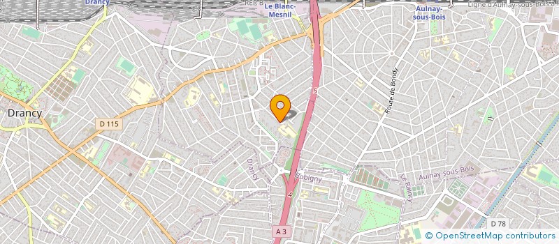 localisation de l'entreprise COMITE DEPARTEMENTAL D'AIKIDO ET BUDO DE LA SEINE ST DENIS à LE BLANC-MESNIL