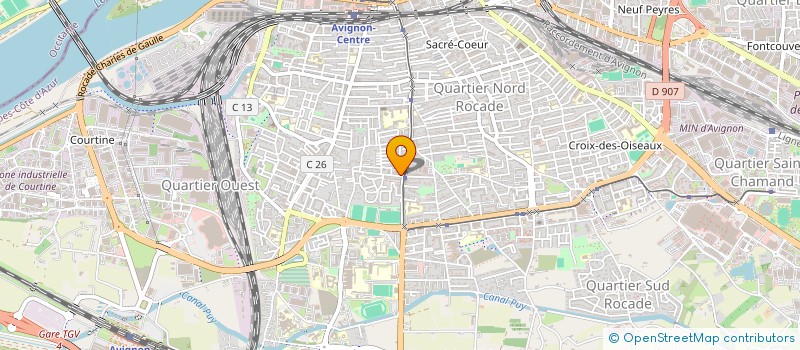 localisation de l'entreprise COMITE DEPARTEMENTAL D'AIKIDO ET DE BUDO DU VAUCLUSE à AVIGNON