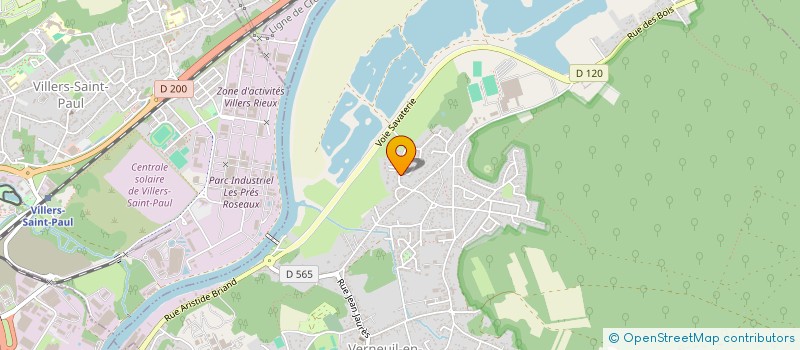 localisation de l'entreprise COMITE DEPARTEMENTAL D'AVIRON  VERNEUIL-EN-HALATTE