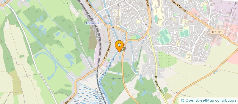 localisation de l'entreprise COMITE DEPARTEMENTAL D'AVIRON DE LA SOMME à ABBEVILLE