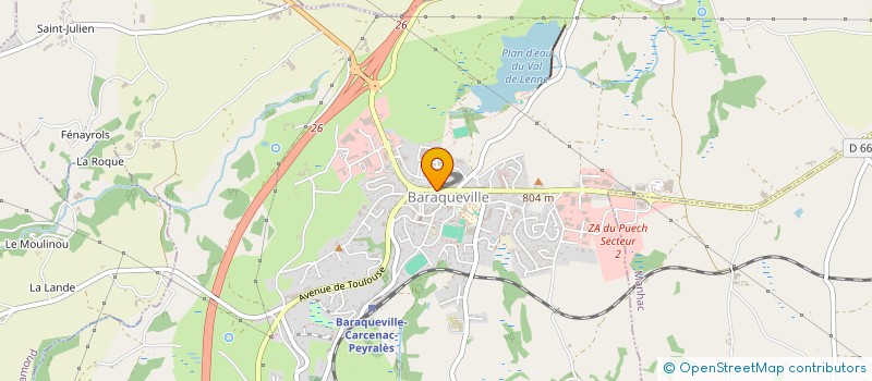 localisation de l'entreprise COMITE DEPARTEMENTAL D'EQUITATION DE L'AVEYRON  BOZOULS