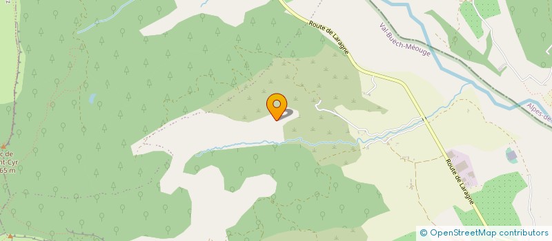 localisation de l'entreprise COMITE DEPARTEMENTAL D EQUITATION DES HAUTES HALPES  VAL BUECH-MEOUGE