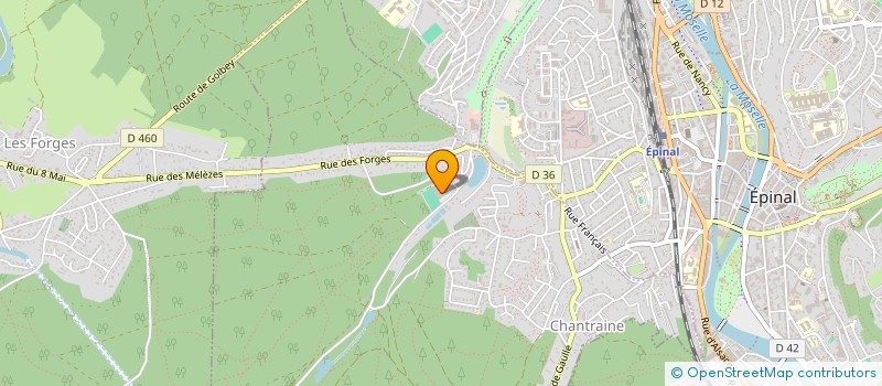 localisation de l'entreprise COMITE DEPARTEMENTAL D'EQUITATION DES VOSGES  SAINT-AME