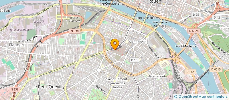 localisation de l'entreprise COMITE DEPARTEMENTAL D'ESCRIME DE LA SEINE-MARITIME à ROUEN