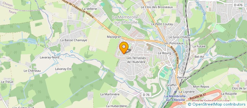 localisation de l'entreprise COMITE DEPARTEMENTAL D'INDRE-ET-LOIRE DE CANOE-KAYAK  TOURS