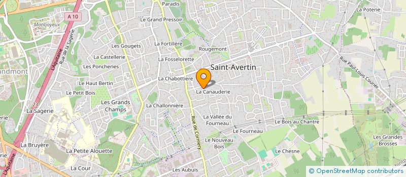localisation de l'entreprise COMITE DEPARTEMENTAL D'INDRE ET LOIRE DE LA FEDERATION FRANCAISE DE SAUVETAGE ET DE SECOURISME (F.F.S.S.C.D.37)  SAINT-AVERTIN