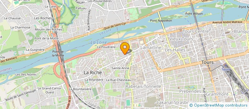 localisation de l'entreprise COMITE DEPARTEMENTAL D'INDRE ET LOIRE DES SOCIETES D'AVIRON  TOURS