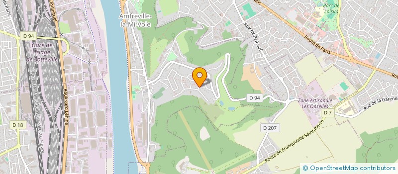 localisation de l'entreprise COMITE DEPARTEMENTAL DE BADMINTON DE LA SEINE-MARITIME à ROUEN