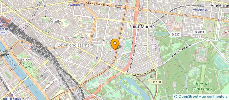 localisation de l'entreprise COMITE DEPARTEMENTAL DE BADMINTON PARIS  PARIS