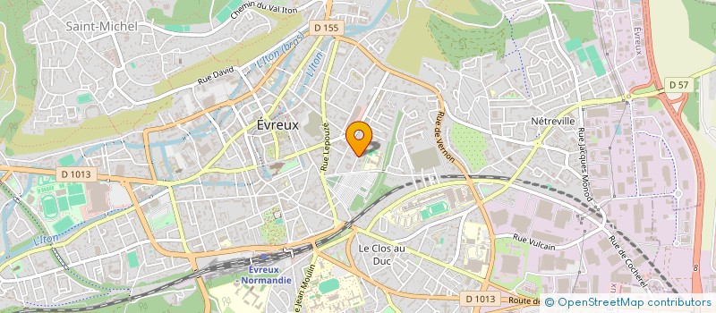 localisation de l'entreprise COMITE DEPARTEMENTAL DE BILLARD DE L EURE  CONCHES-EN-OUCHE